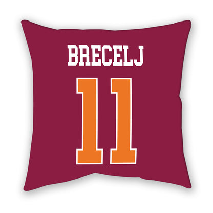 Virginia Tech - NCAA Women's Basketball : Spela Brecelj - Pillow-1