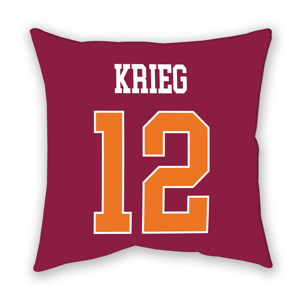 Virginia Tech - NCAA Men's Soccer : Harrison Krieg - Pillow-1
