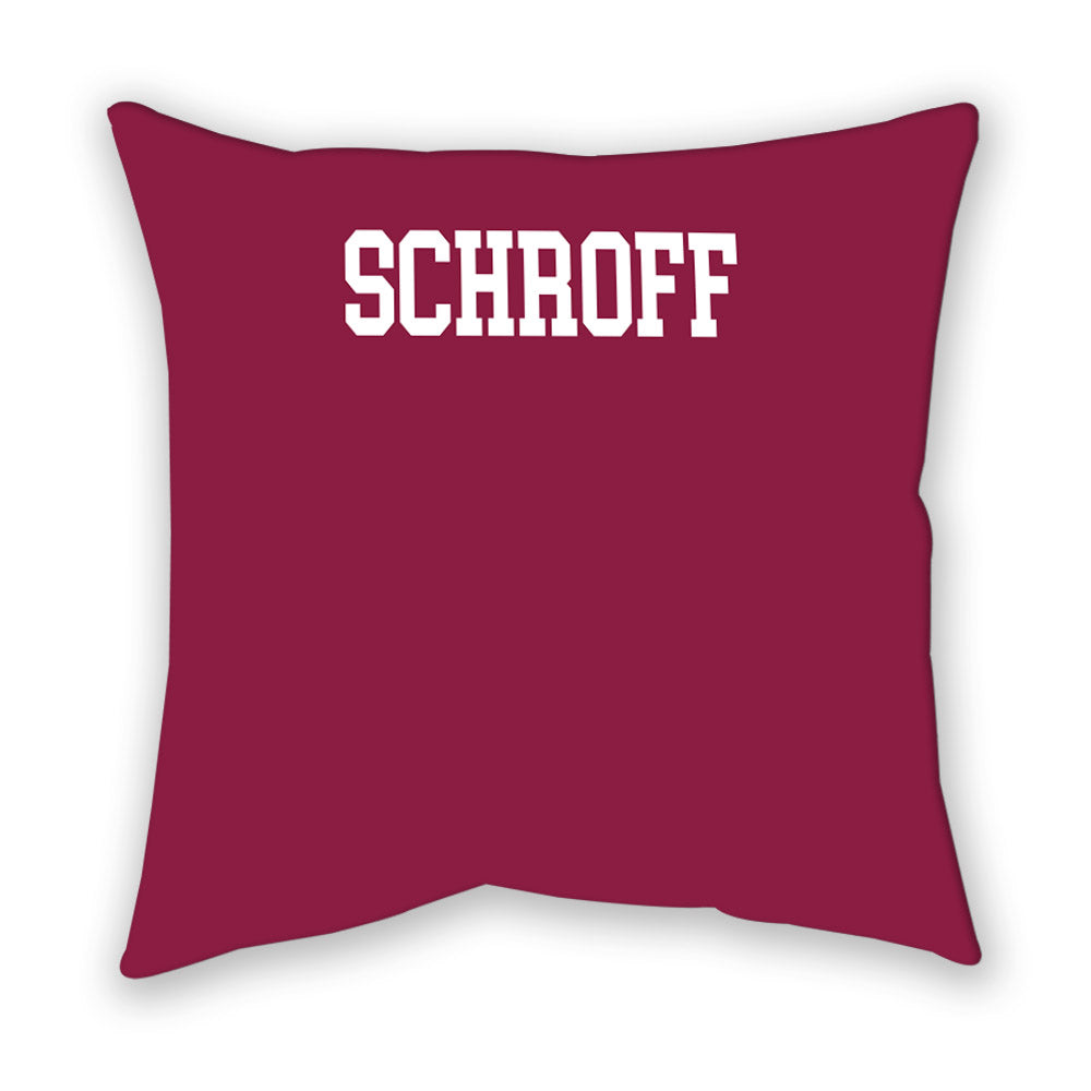 Virginia Tech - NCAA Men's Cross Country : Andrew Schroff - Pillow-1