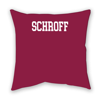 Virginia Tech - NCAA Men's Cross Country : Andrew Schroff - Pillow-1