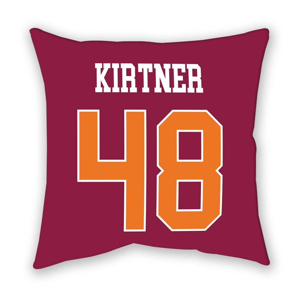 Virginia Tech - NCAA Baseball : Brady Kirtner - Pillow-1