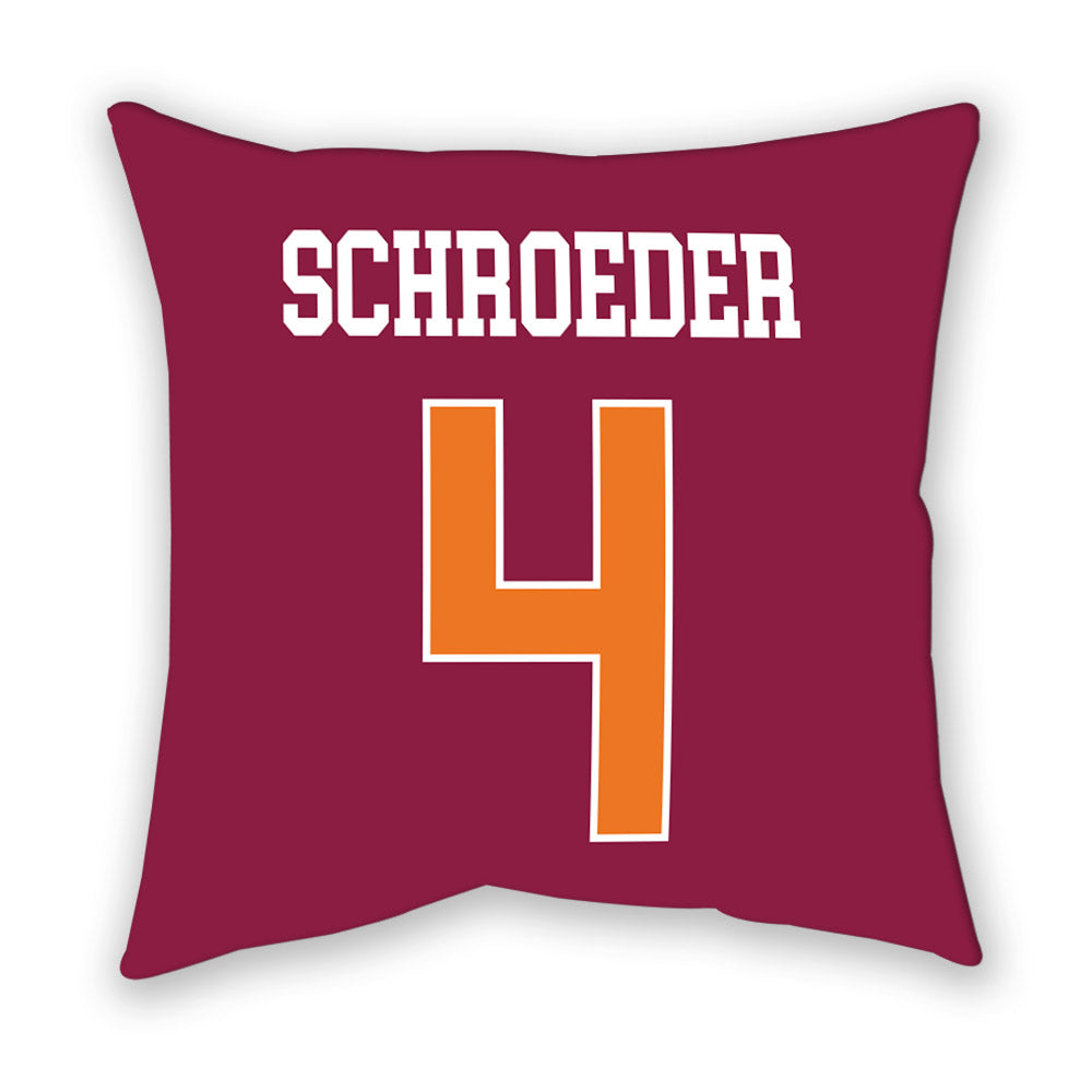 Virginia Tech - NCAA Men's Soccer : Evan Schroeder - Pillow-1