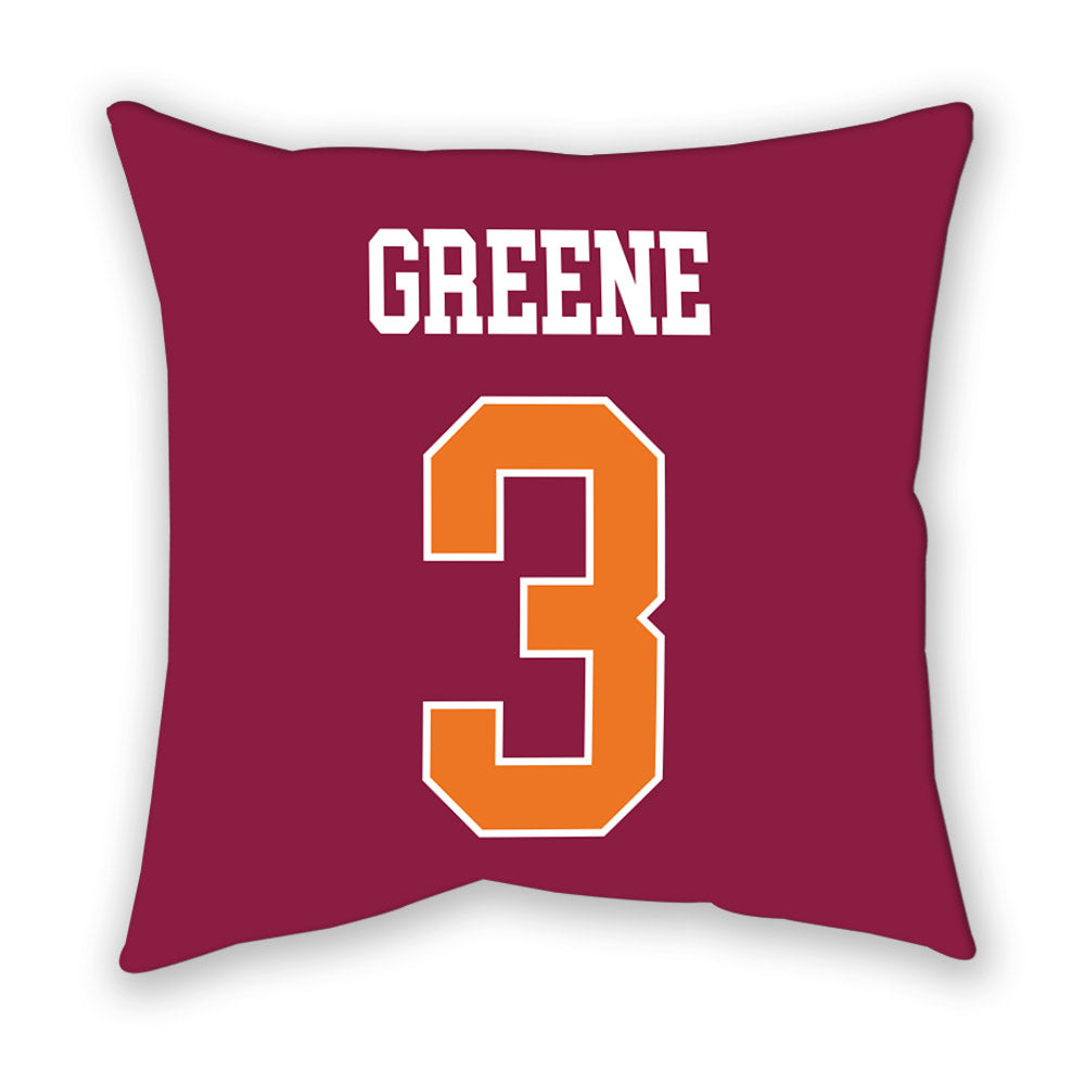 Virginia Tech - NCAA Football : Donovan Greene - Pillow-1