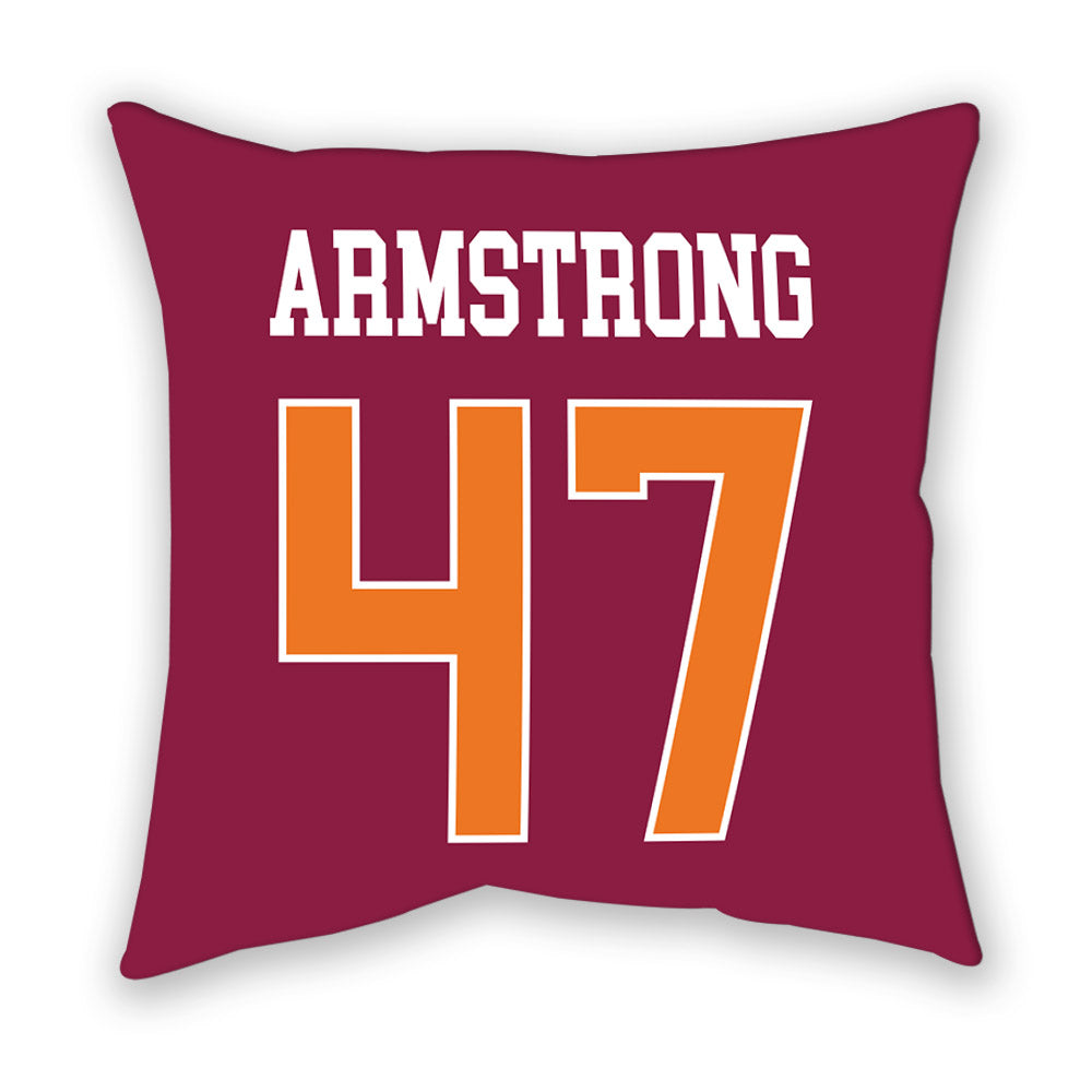 Virginia Tech - NCAA Football : Griffin Armstrong - Pillow-1