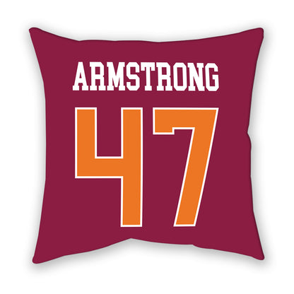Virginia Tech - NCAA Football : Griffin Armstrong - Pillow-1