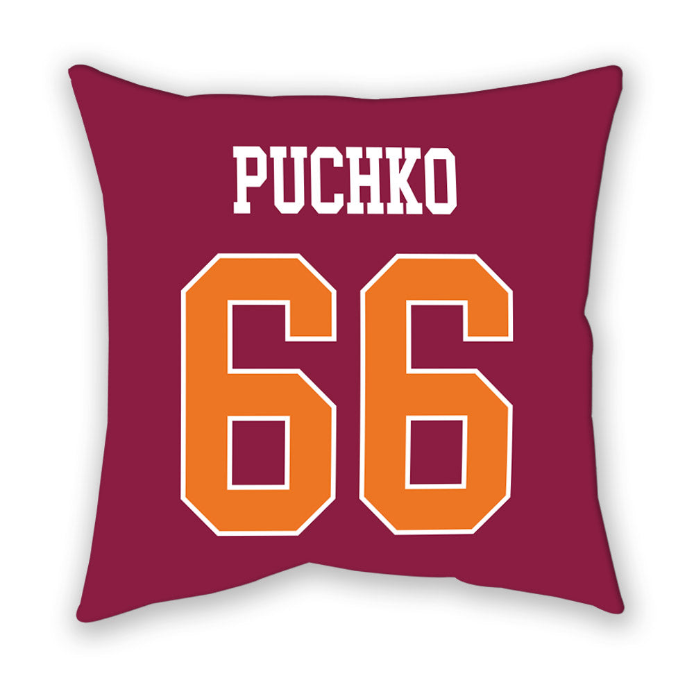 Virginia Tech - NCAA Men's Track & Field : Uladzislau Puchko - Pillow-1