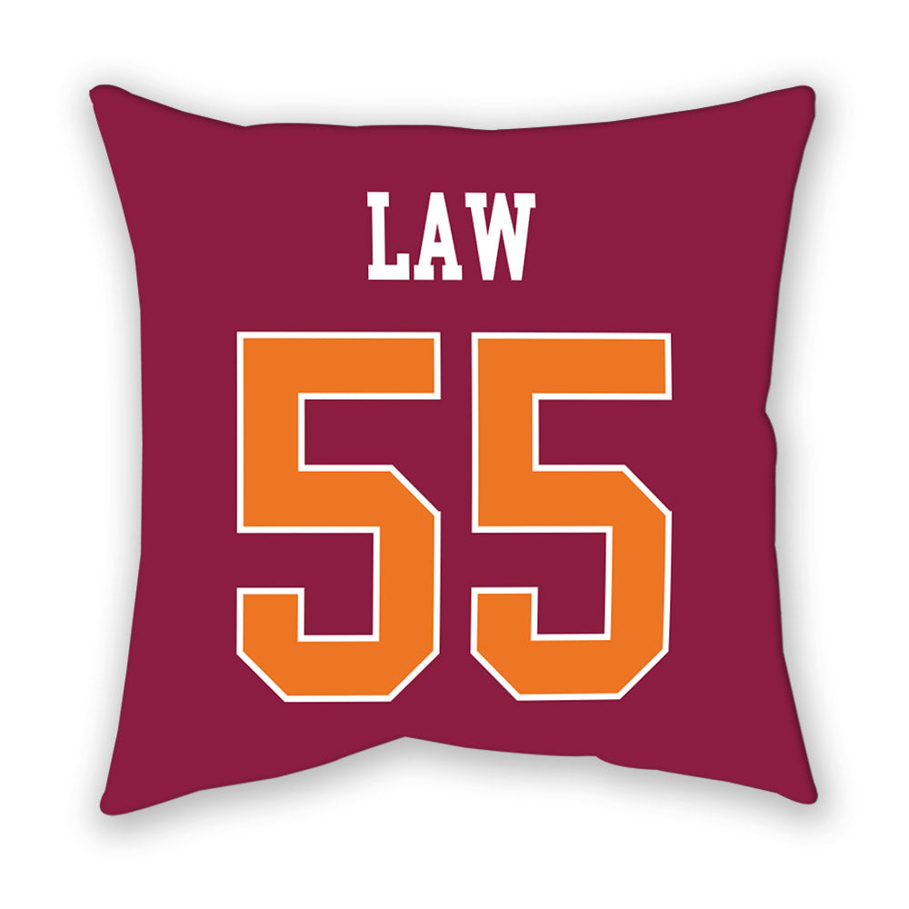 Virginia Tech - NCAA Football : Lemar Law - Pillow-1