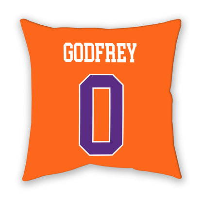 Clemson - NCAA Men's Basketball : RJ Godfrey - Pillow-1
