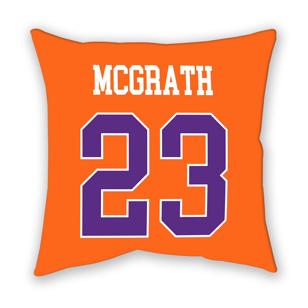 Clemson - NCAA Women's Volleyball : Mia McGrath - Pillow-1