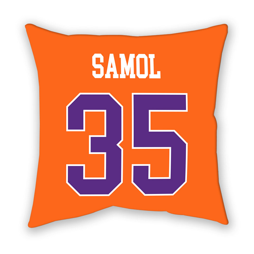 Clemson - NCAA Baseball : Noah Samol - Pillow-1