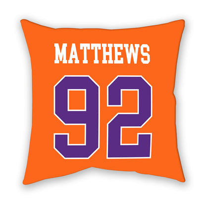 Clemson - NCAA Football : Levi Matthews - Pillow-1