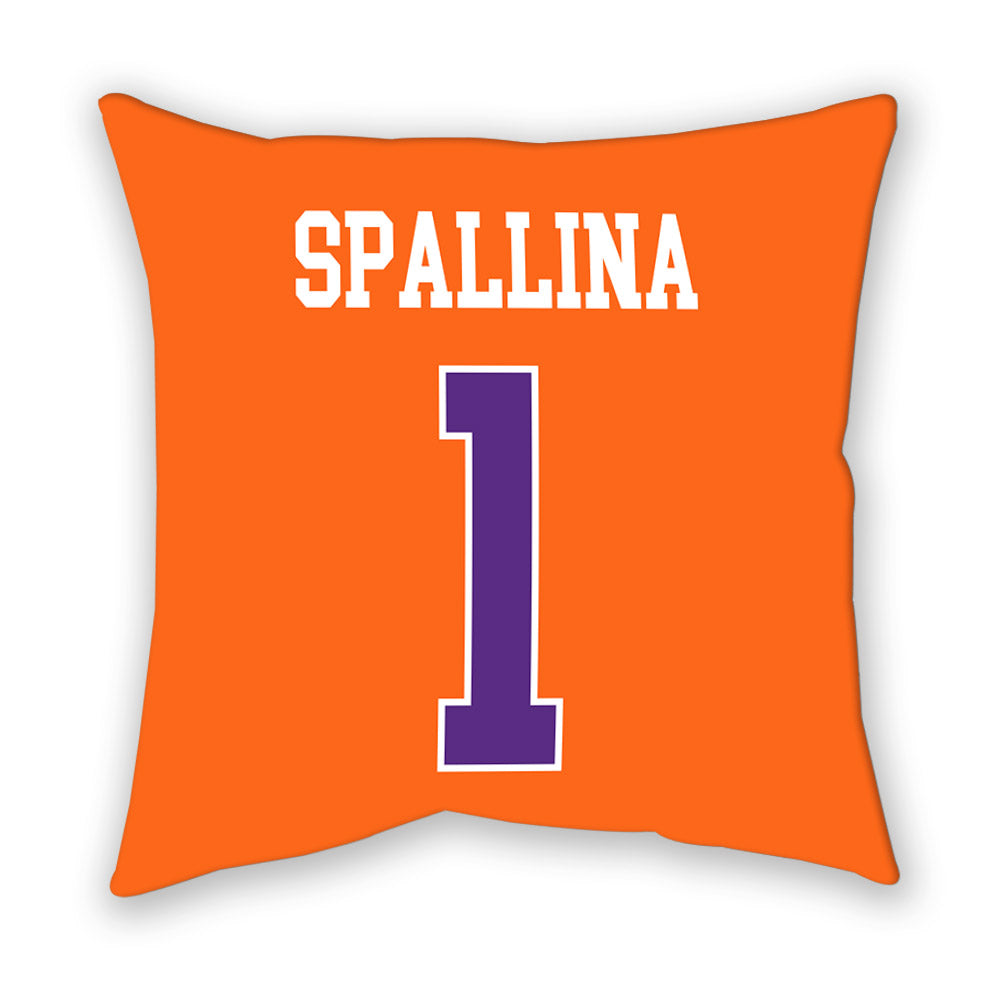 Clemson - NCAA Women's Lacrosse : Alexa s Spallina - Pillow-1