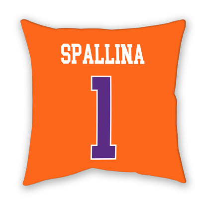 Clemson - NCAA Women's Lacrosse : Alexa s Spallina - Pillow-1