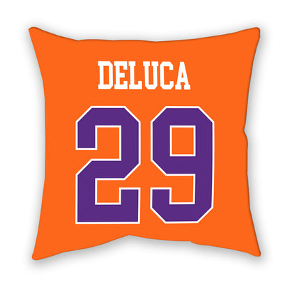 Clemson - NCAA Women's Lacrosse : Tessa DeLuca - Pillow-1