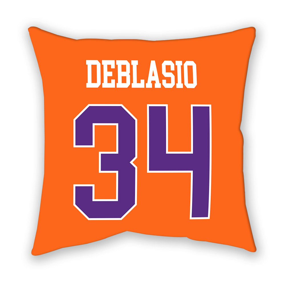 Clemson - NCAA Women's Lacrosse : Jordan DeBlasio - Pillow-1