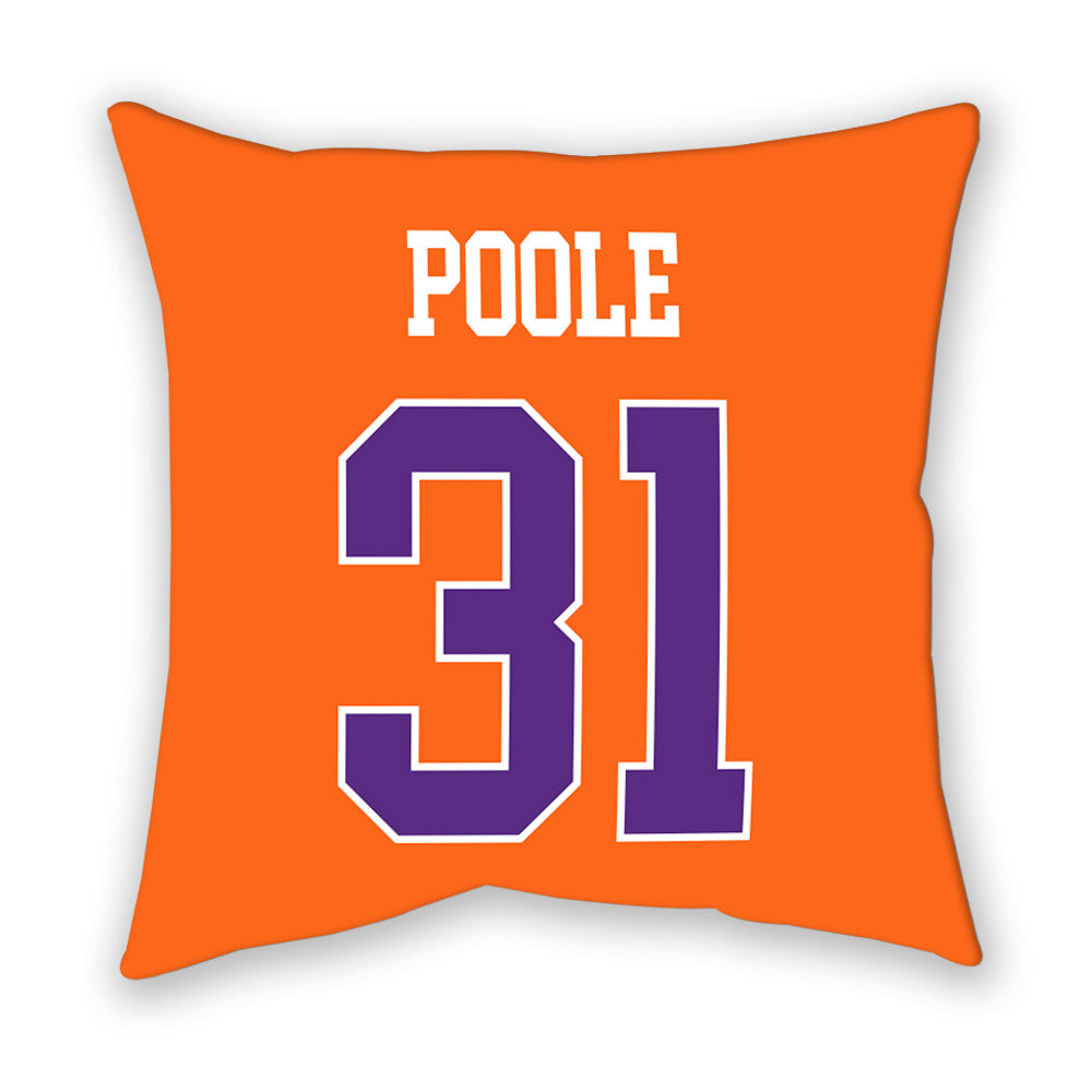 Clemson - NCAA Women's Basketball : Anya Poole - Pillow-1