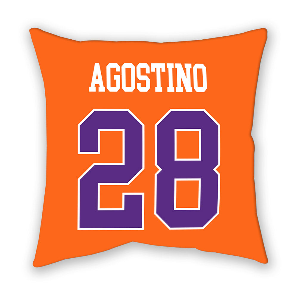 Clemson - NCAA Women's Lacrosse : Summer Agostino - Pillow-1