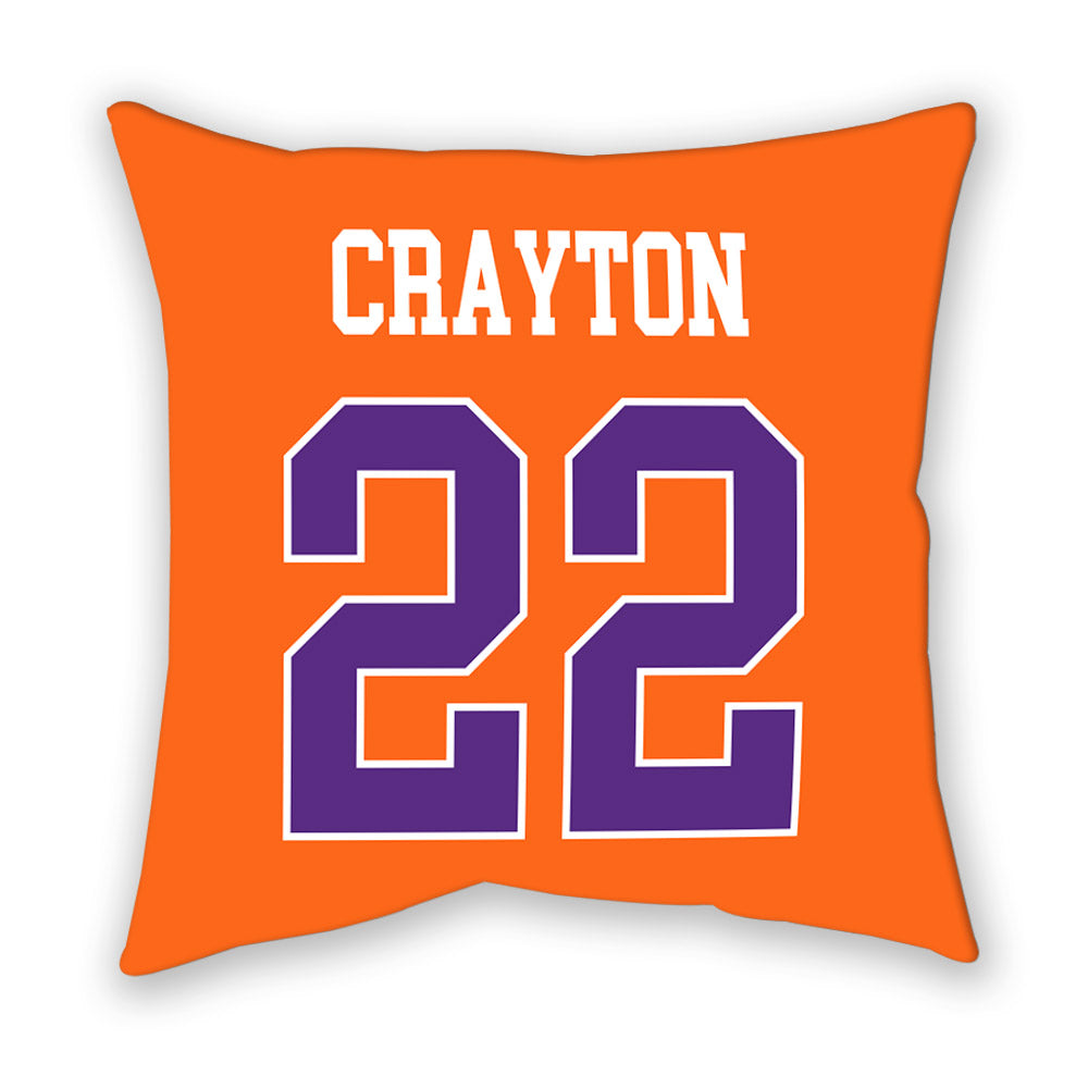 Clemson - NCAA Football : Dee Crayton - Pillow-1