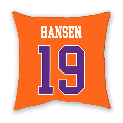Clemson - NCAA Women's Volleyball : Kate Hansen - Pillow-1