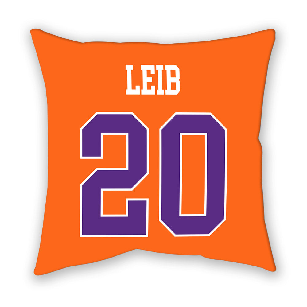 Clemson - NCAA Women's Soccer : Taylor Leib - Pillow-1