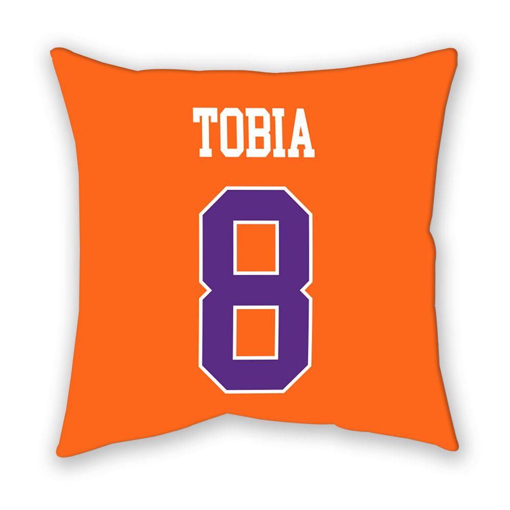 Clemson - NCAA Women's Soccer : Jenna Tobia - Pillow-1