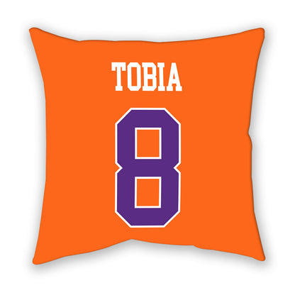 Clemson - NCAA Women's Soccer : Jenna Tobia - Pillow-1