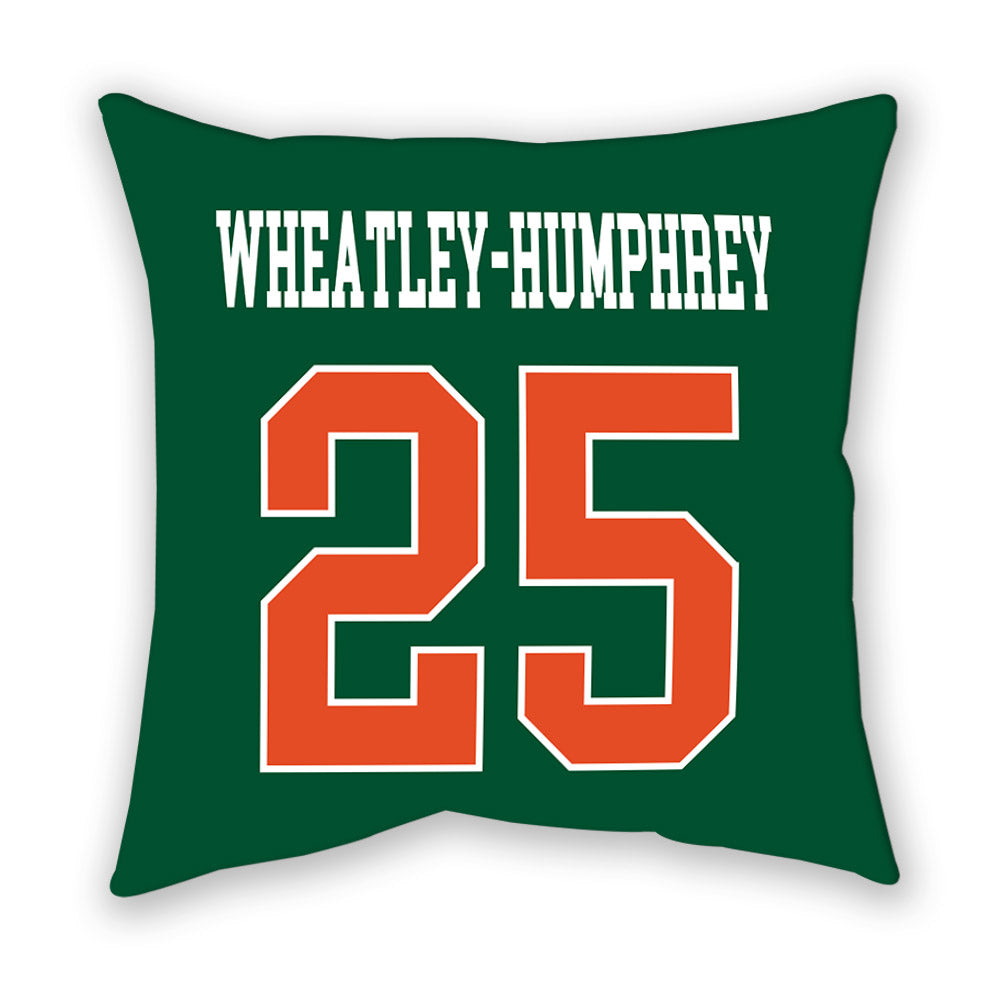 Miami - NCAA Football : Chris Wheatley-Humphrey - Pillow-1
