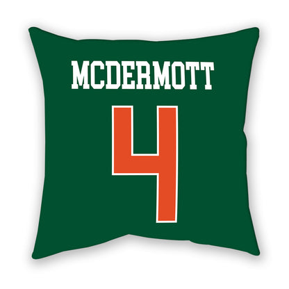 Miami - Women's Volleyball Alumni : Brooke McDermott - Pillow-1
