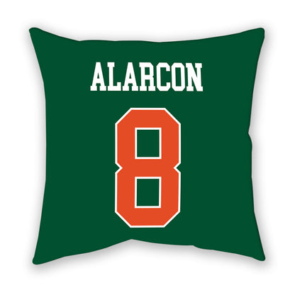 Miami - NCAA Women's Soccer : Ciara Alarcon - Pillow-1