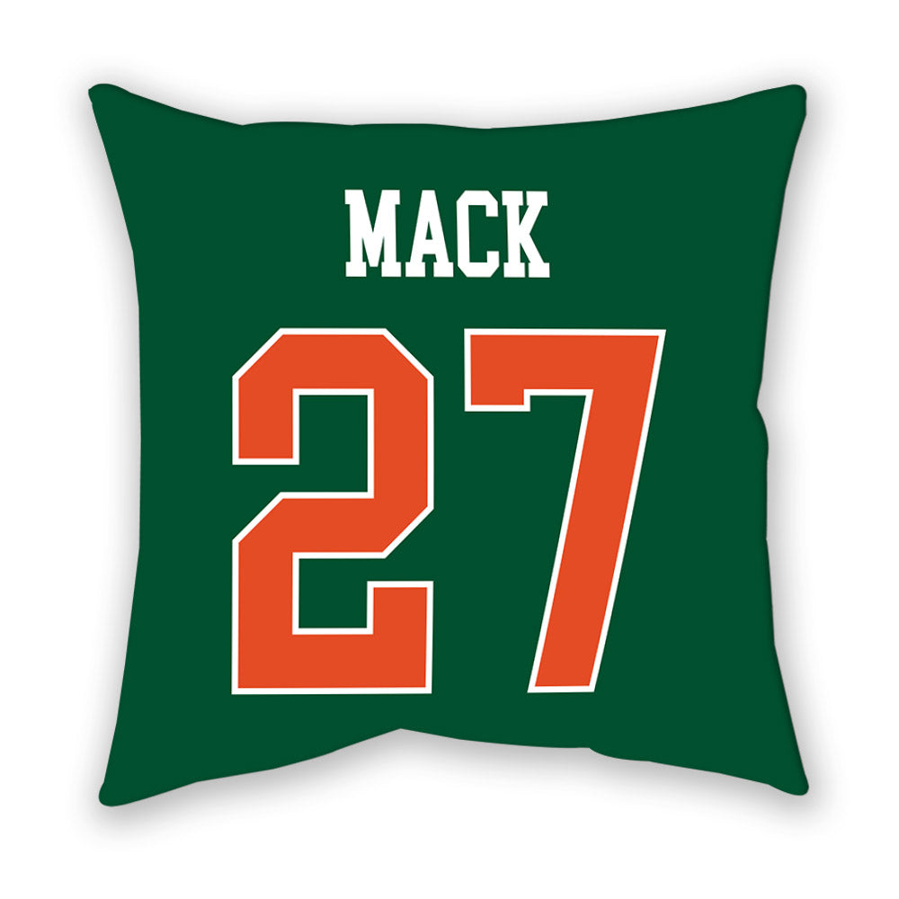 Miami - NCAA Football : Ryan Mack - Pillow-1