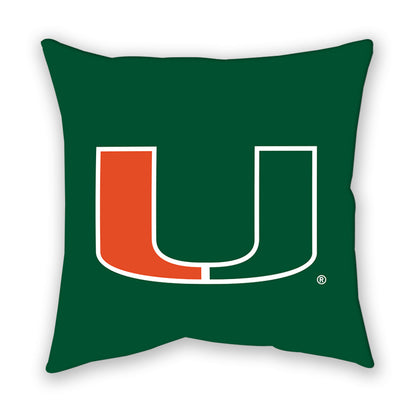Miami - NCAA Football : Hunter Carver - Pillow-0