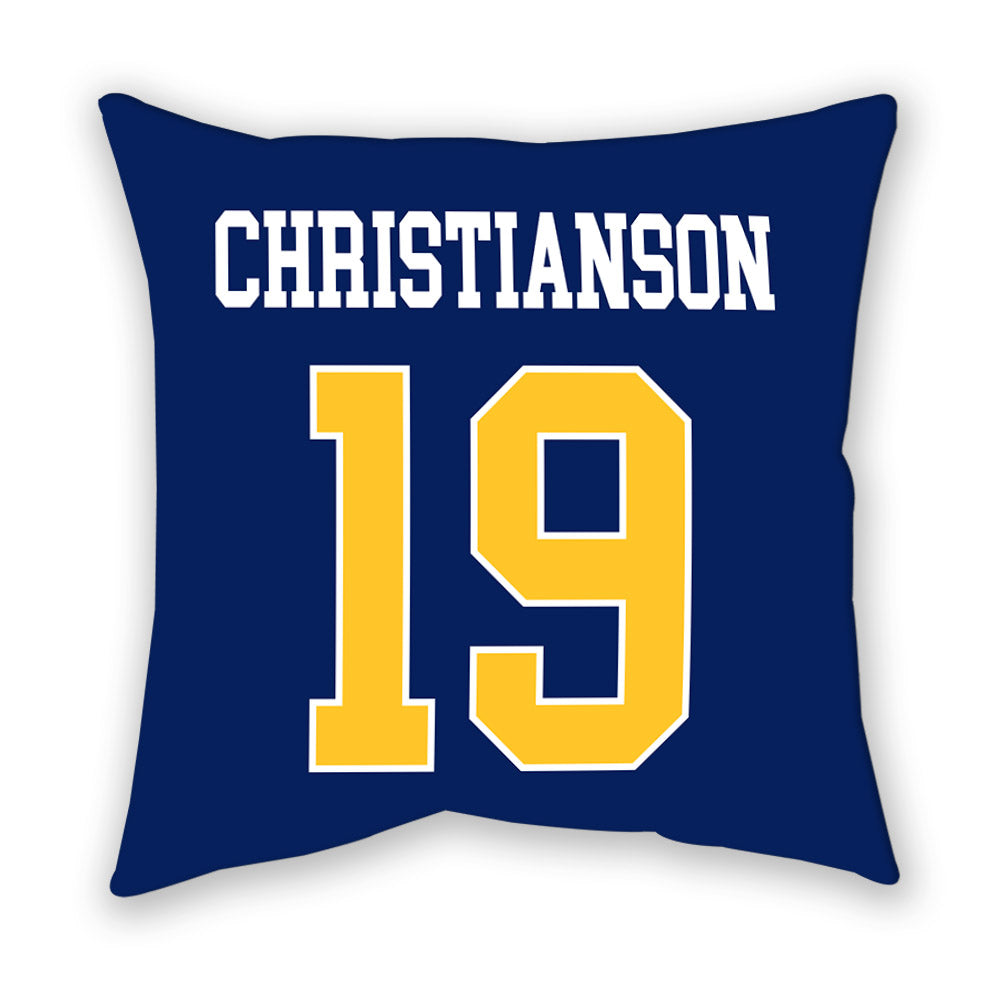 Marquette - NCAA Women's Soccer : Haley Christianson - Pillow-1