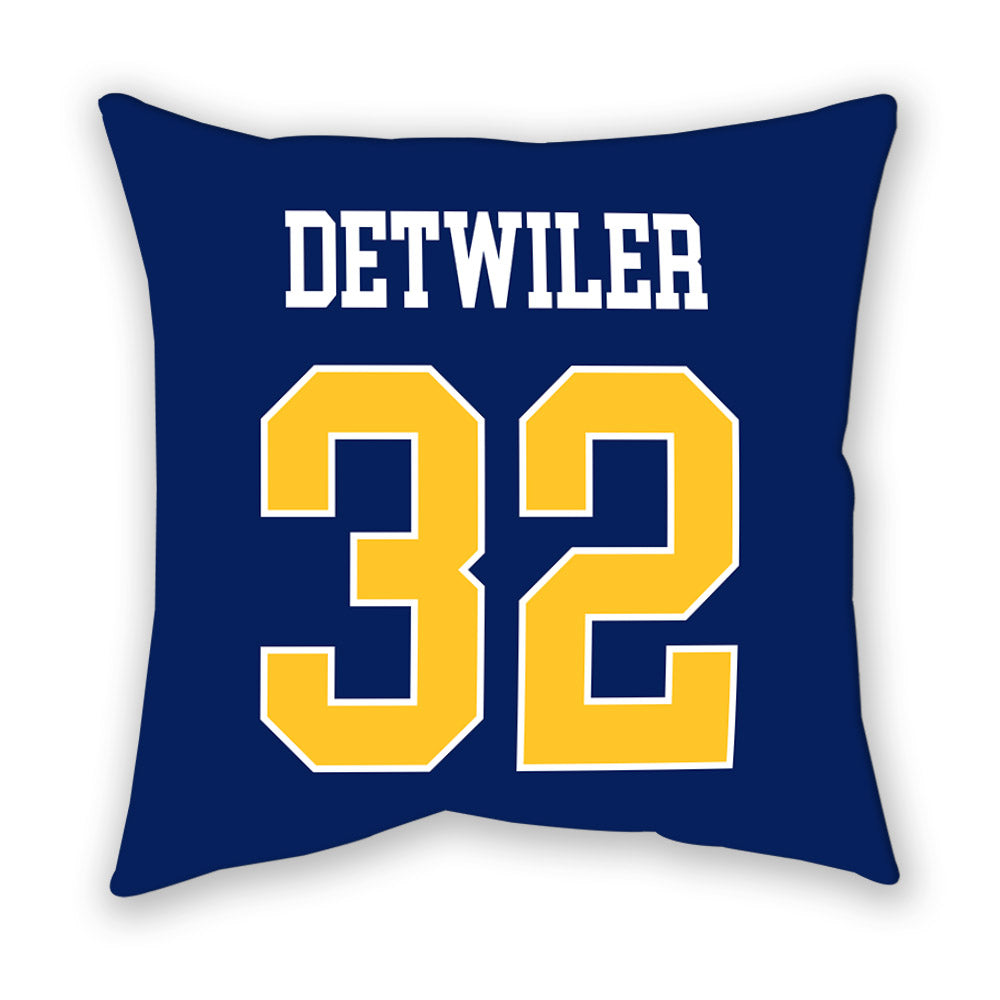 Marquette - NCAA Men's Lacrosse : Peter Detwiler - Pillow-1
