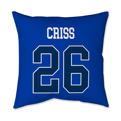 BYU - NCAA Football : Jordyn Criss - Graphic Pillow 16x16-1