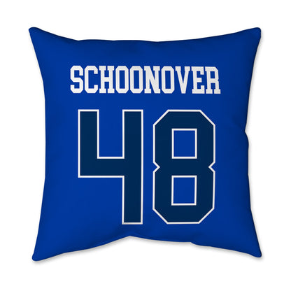 BYU - NCAA Football : Bodie Schoonover - Graphic Pillow 16x16-1