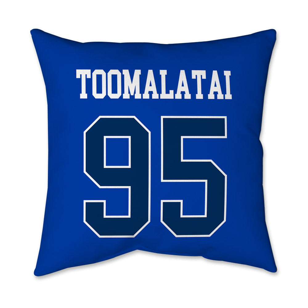 BYU - NCAA Football : Luke Toomalatai - Graphic Pillow 16x16-1