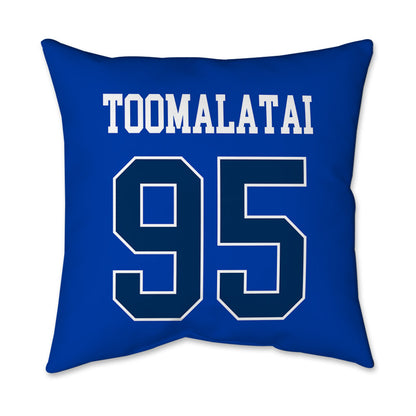 BYU - NCAA Football : Luke Toomalatai - Graphic Pillow 16x16-1