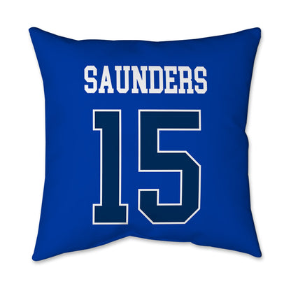 BYU - NCAA Men's Basketball : Richie Saunders - Graphic Pillow 16x16-1