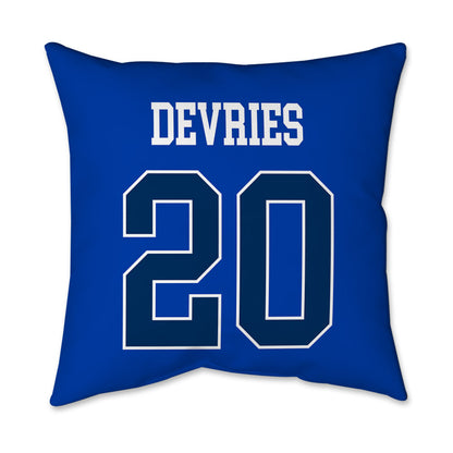 BYU - NCAA Football : Cannon DeVries - Graphic Pillow 16x16-1