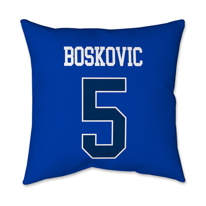 BYU - NCAA Men's Basketball : Mihailo Boskovic - Graphic Pillow 16x16-1