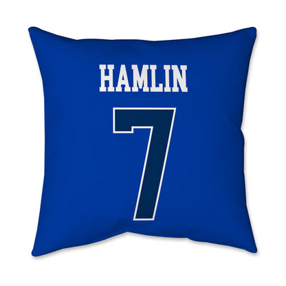 BYU - NCAA Women's Basketball : Olivia Hamlin - Graphic Pillow 16x16-1