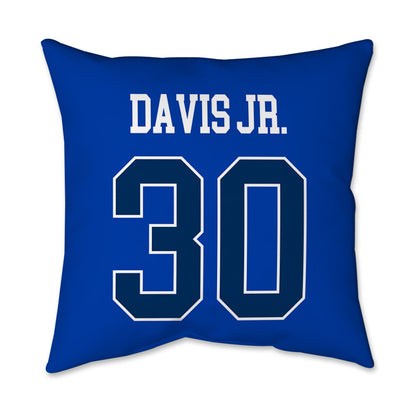 BYU - NCAA Men's Basketball : Kennard Davis Jr. - Graphic Pillow 16x16-1
