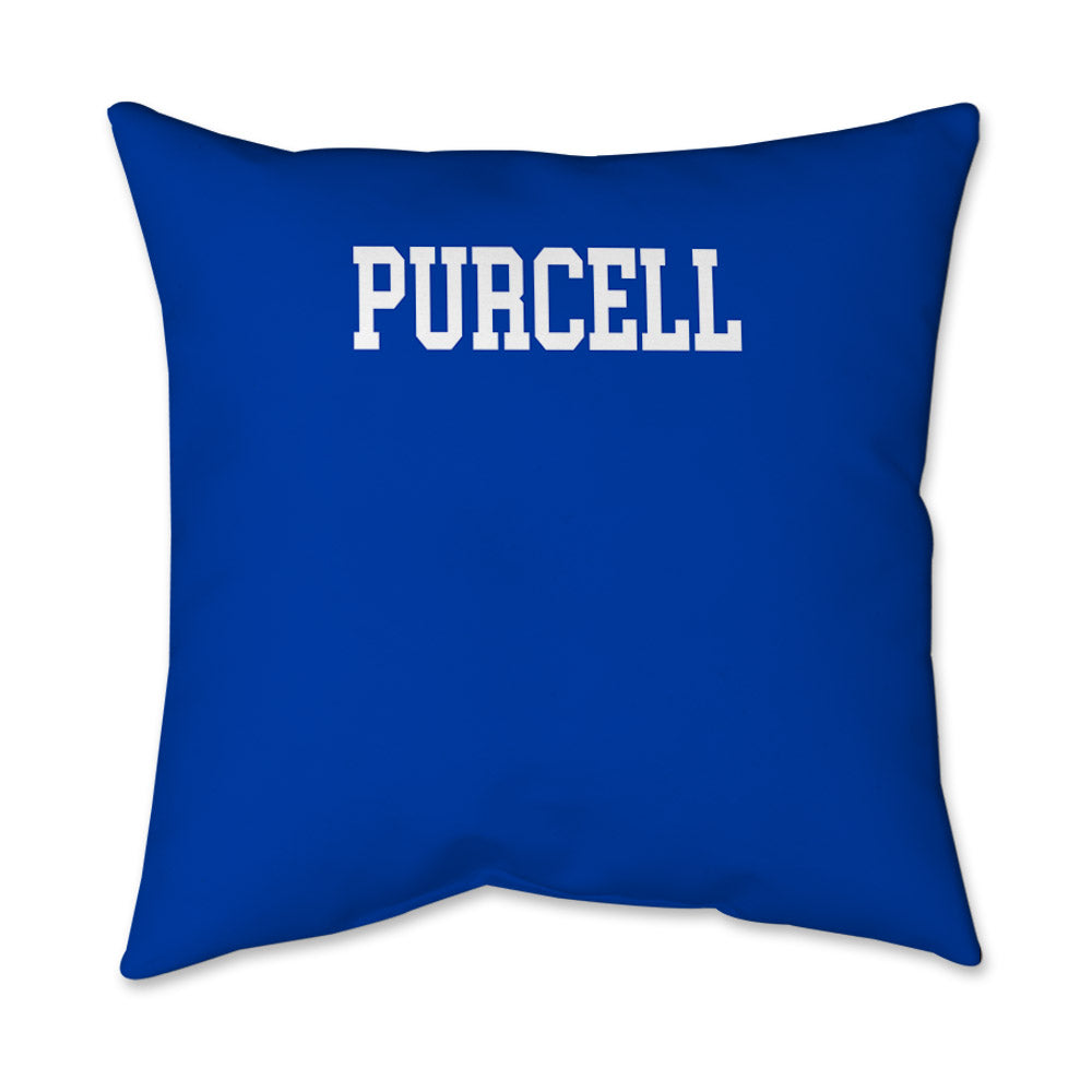 BYU - NCAA Men's Swimming & Diving : Ethan Purcell - Graphic Pillow 16x16-1