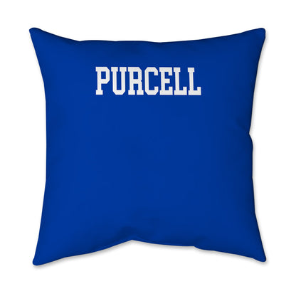 BYU - NCAA Men's Swimming & Diving : Ethan Purcell - Graphic Pillow 16x16-1