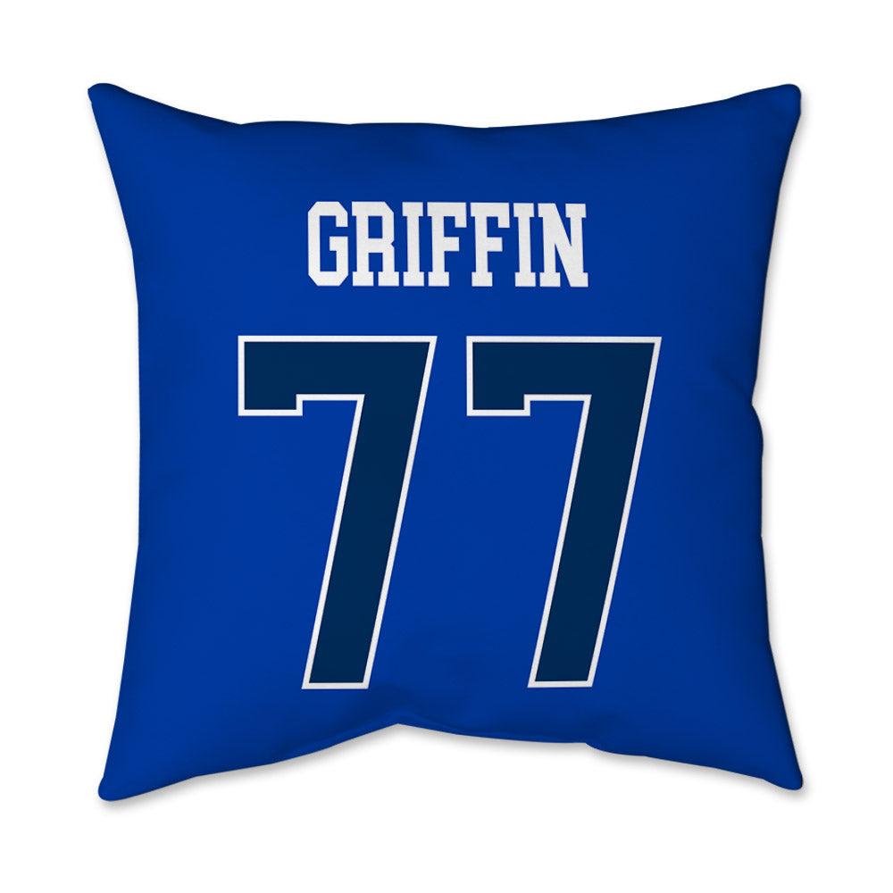 BYU - NCAA Football : Jake Griffin - Graphic Pillow 16x16-1