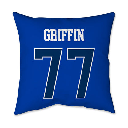 BYU - NCAA Football : Jake Griffin - Graphic Pillow 16x16-1