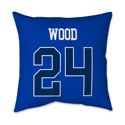 BYU - NCAA Football : Ethan Wood - Graphic Pillow 16x16-1