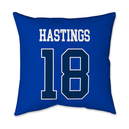 BYU - NCAA Women's Soccer : Kyleigh Hastings - Graphic Pillow 16x16-1