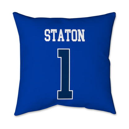 BYU - NCAA Men's Basketball : Xavion Staton - Graphic Pillow 16x16-1