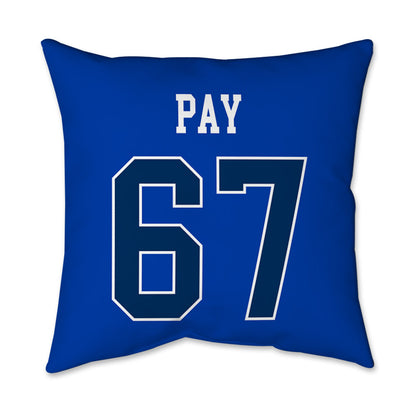 BYU - NCAA Football : Trevor Pay - Graphic Pillow 16x16-1